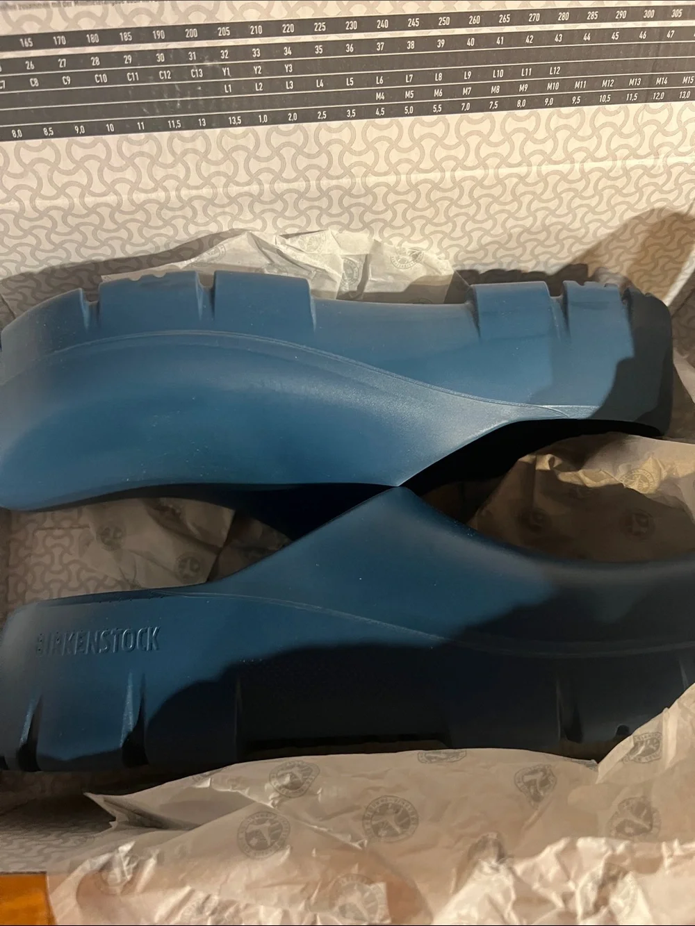 Birkenstock Men’s Ink Blue EVA Clogs Super Birki 2.0